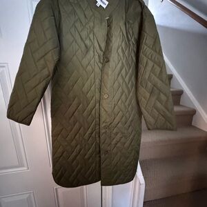 Steve Madden Olive Quilted Puffer Jacket